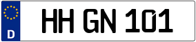 Truck License Plate